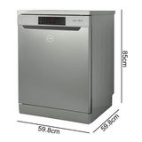 Godrej Eon Dishwasher |12 place setting|Anti-Germ CrystaLight powered by UV Technology|Extra Hygiene function|Perfect for Indian Kitchen|A+++ Energy rating |DWF EON VES 12B UI STSL- Satin Silver