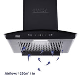 Inalsa Cooker Hood Zylo 60BKMAC