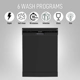 Faber 12 Place Settings Dishwasher (FFSD 6PR 12S, Neo Black)