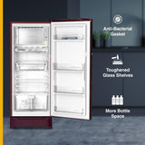 Whirlpool 236 L 4 Star Frost Free Inverter Direct-Cool Single Door Refrigerator (Auto-Defrost, Intellisense Inverter, 260 IMPRO PLUS ROY 4S WINE Breeze-Z, 2024 Model)