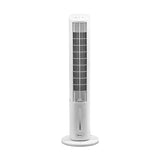 Pigeon High Performance Tower Fan with Manual Control, 3 speed settings, Quiet Operation, Low Power Consumption and Lightweight Portable Body, White PGPDTFM7501