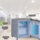 Rockwell 48 L Direct Cool Single Door 1 Star Refrigerator (Silver, MB50)