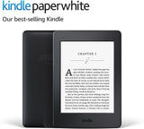 Kindle Paperwhite E-reader (Previous generation – 2015 release) - Black, 6" High-Resolution Display (300 ppi) with Built-in Light, Wi-Fi, Ad-Supported