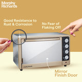 Morphy Richards 50Rcss Superb Otg Oven 1800 Watts 52 Litre Oven Toaster Griller Convection Fan & Rotisserie Function In-Built Dehydrate Function Mirror Finish Door Gold & Black