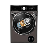 IFB Laundrimagic 3-in-1 8.5 Kg/6.5 Kg/2.5 Kg Inverter Washer Dryer Refresh (Executive ZXM, Mocha)