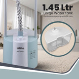INALSA Standing Iron Garment Steamer-2000 W|Variable Control Knob |1.7 L Detachable Water Tank|Adjustable Iron Board|Vertical & Horizontal Steaming up to 30g/min|28 sec Fast Heating-STEAM MASTER PLUS