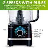 INALSA Food Processor Easy Prep Plus-800-Watt with Processing Bowl & 8 Accessories