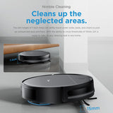 Midea I2A Robotic Vacuum Cleaner with Remote |Wet & Dry |BLDC Motor | 1200Pa Strong Suction | Anti Fall Function | Anti-Collision & Auto Return Charge Function, 110 Minutes, Black