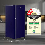 Whirlpool 184 L 2 Star Direct-Cool Single Door Refrigerator (205 WDE CLS 2S SAPPHIRE BLUE-Y, Blue, )