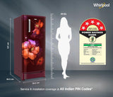 Whirlpool 184 L 5 Star Direct-Cool Single Door Refrigerator (205 WDE ROY 5S Inv SAPPHIRE SPRING-Z)