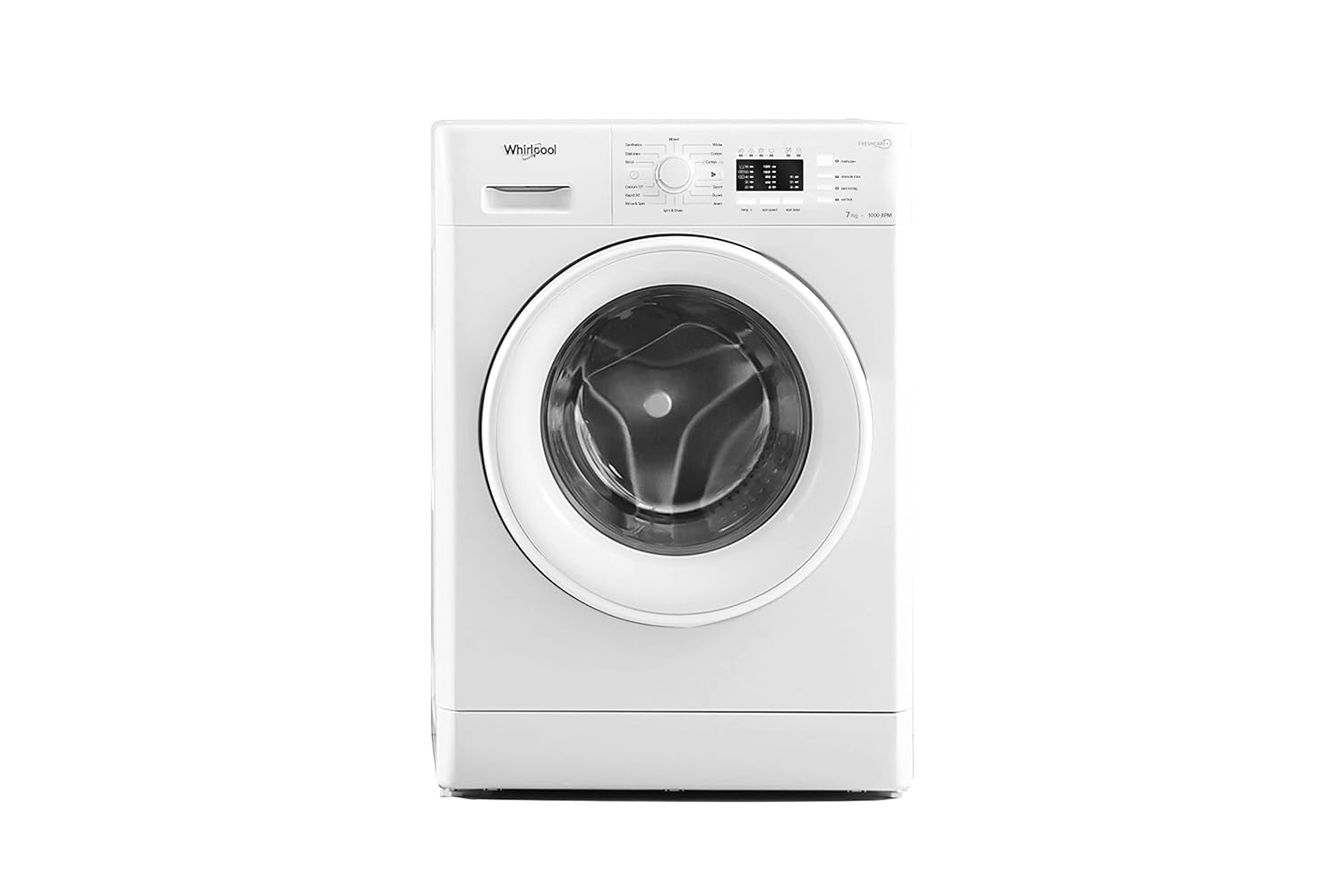 Whirlpool 7 kg Inverter Fully Automatic Front Load Washing Machine (Fresh Care 7010 (I), White, Inbuilt Heater)
