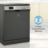Godrej Eon Dishwasher, Steam Wash Technology,13 place setting, Perfect for Indian Kitchen, DWF EON VES 13Z STI GPGR