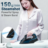 Inalsa PowerSteam 2400 2400 W Steam Iron (Black/Blue)