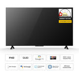 TCL 126 cm (50 inches) Metallic Bezel-Less FHD QLED TV 50S5K