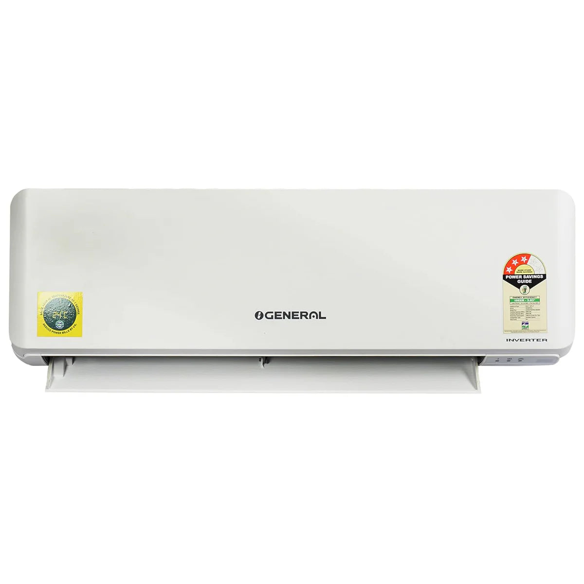O General 1.5 Ton 3 Star Inverter Split AC | Copper Condenser | R32 | Free Standard Installation | Quiet Operation 2026 ODU AOGG18CNWA-B IDU ASGG18CNWA-B White)