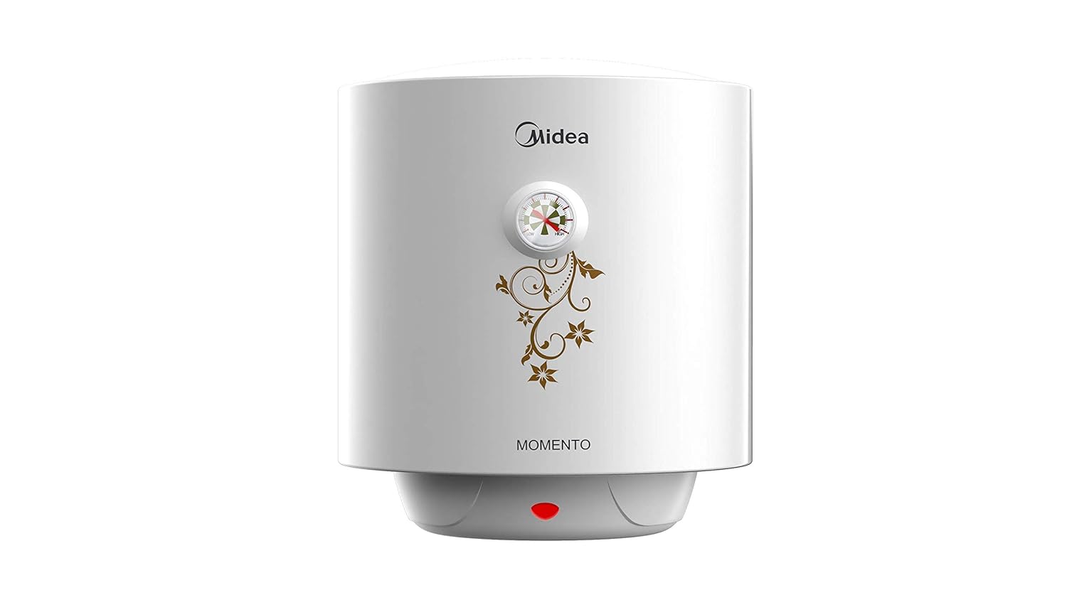 Midea Momento Storage Water Heater Verticle 15 Ltrs 4 Star White, Large (D15-20FY1)