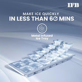 IFB Smart Choice 197L 5 Star Direct-Cool Single Door Refrigerator with Advanced Inverter Compressor (IFBDC-2235DBMED,Mystic Blossom Blue) Extraordinary Storage with Humidity Controller, Base drawer