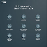 IFB 10.0 Kg 5 Star Top Load Washing Machine (TL-SIBS AQUA, Power Dual Steam, Inbuilt Heater)
