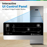 BOSCH Series 4 368 Litres 3 Star Frost Free Double Door Refrigerator (CTC39K03NI, Smoky Steel)