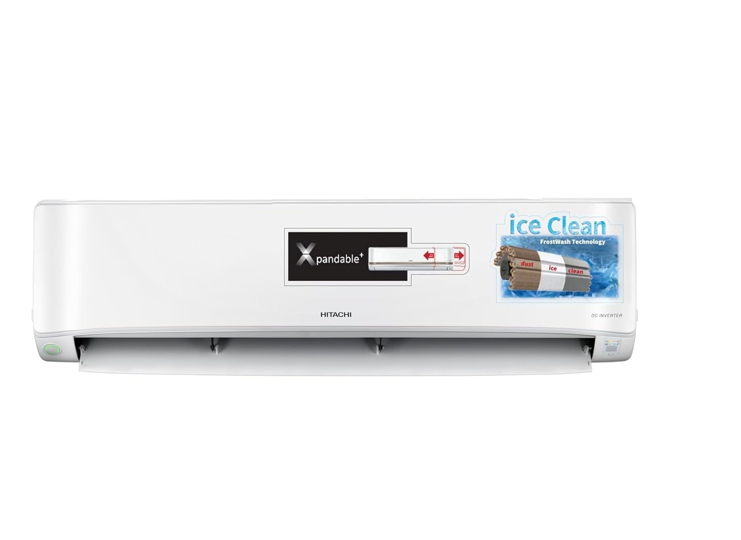 Hitachi 1 Ton Class 5 Star Inverter Split AC , 5400FXL RAS.G512PCBIBT, White)
