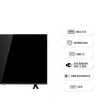 Salora 127 CM (50 INCHES) QLED 4K Ultra HD Smart Google TV, SLV-3505 GTV (Black) Brand New Seal Packed