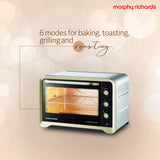 Morphy Richards 60 Liter 60RCSS Luxe Chef Oven Toaster Griller, with Convection and Rotisserie Function (Gold, Regular, 60 Liter)