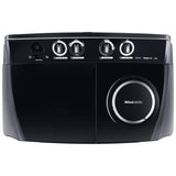 LG 11 Kg 5 Star Wind Jet Dry Rat Away Technology Semi-Automatic Top Loading Washing Machine (P1155SKAZ, Roller Jet Pulsator, Punch + 3, Middle Black)