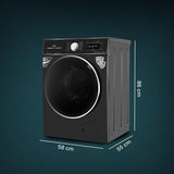 IFB Laundrimagic 3-in-1 8.5 Kg/6.5 Kg/2.5 Kg Inverter Washer Dryer Refresh (Executive ZXM, Mocha)