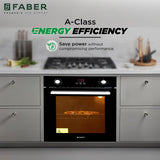 Faber 80 L Convection Microwave Oven (FBIO 80L 10F GLM, Black) (Touched Up)