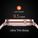 Fire-Boltt Ninja Fit Smartwatch Full Touch 1.69 & 120+ Sports Modes with IP68, Multi UI Screen, Over 100 Cloud Based Watch Faces, Built in Games (Beige)