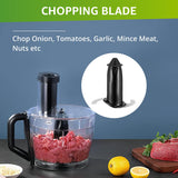 INALSA Food Processor Easy Prep Plus-800-Watt with Processing Bowl & 8 Accessories