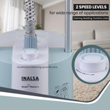 INALSA Standing Iron Garment Steamer-2000 W|Variable Control Knob |1.7 L Detachable Water Tank|Adjustable Iron Board|Vertical & Horizontal Steaming up to 30g/min|28 sec Fast Heating-STEAM MASTER PLUS