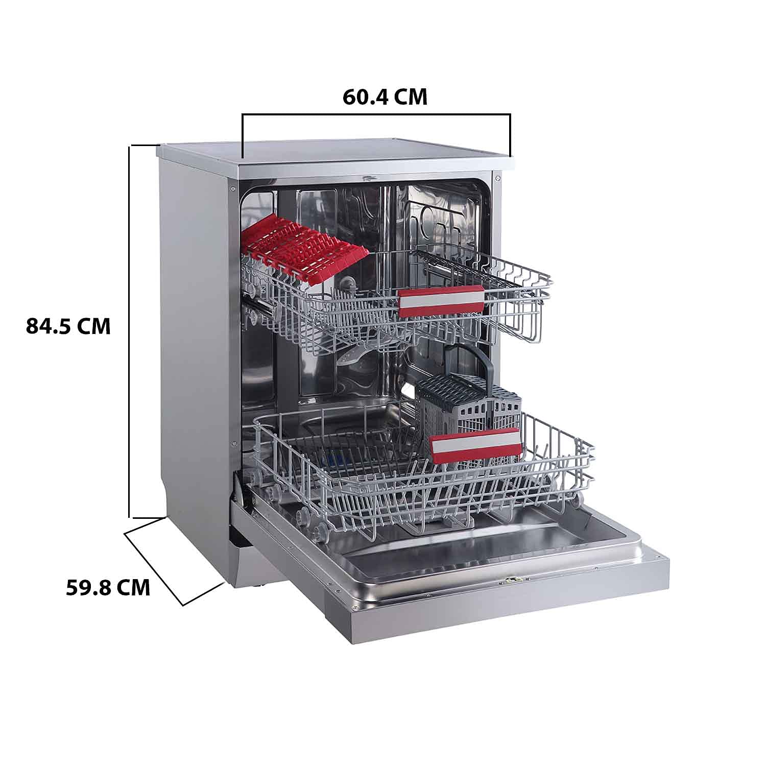 Toshiba 14 Place Settings (DW-14F1IN(S)-1, Silver