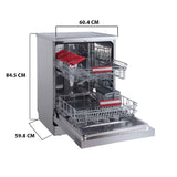 Toshiba 14 Place Settings (DW-14F1IN(S)-1, Silver