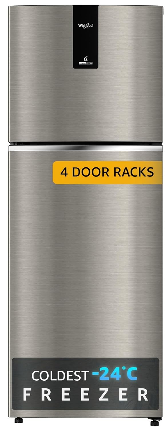 Whirlpool 235 L 2 Star Frost Free inverter Double Door Refrigerator (NEO DF278 PRM RADIANT STEEL(2S)-TL)