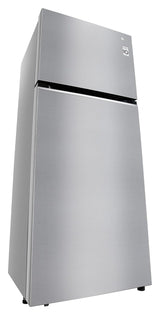LG 380 L 3 Star Frost-Free Smart Inverter Double Door Refrigerator (GL-S412SPZX, Shiny Steel)