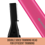 Havells Women Fd5006 Corded Electric Trimmer, Easy And Smooth Hair Removal, Ideal For Upper Lip, Side Burns And Precise Shaping Of Eyebrows (Pink)