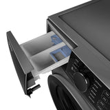 TOSHIBA 8 kg Fully Automatic Front Load Washing Machine with In-built Heater Silver  (TW-BJ90M4-IND(SK))