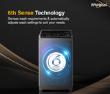 Whirlpool 7.5 kg Magic Clean 5 Star Fully Automatic Top Load Washing Machine Grey (MAGIC CLEAN 7.5 GENX GREY 5YMW)-(Touched Up)