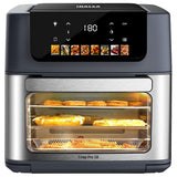 INALSA Air Fryer Oven 2100 W|18 L Capacity|8 Preset Functions with Roast,Reheat,Dehydrate,Bake|LED Touch Display|Rotisserie & Convection, Aero Crisp Pro18
