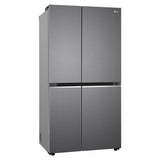 LG 650 L, 3 Star, S Frost Free Double Door Side by Side Refrigerator (GL-B257HDS3, Dazzle Steel, Express Freeze)