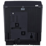 LG 11 Kg 5 Star Wind Jet Dry Rat Away Technology Semi-Automatic Top Loading Washing Machine (P1155SKAZ, Roller Jet Pulsator, Punch + 3, Middle Black)