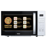 Haier 22L Convection Microwave Oven with KIDS Special Recipes (HIL2201CSSH,Silver)