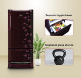 Godrej Edge 237 L 3 Star Inverter Direct Cool Single Door Refrigerator (RD EDUO 270C TDI JD WN, Jade Wine)
