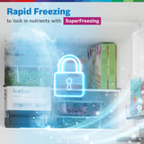 BOSCH Series 4 368 Litres 3 Star Frost Free Double Door Refrigerator (CTC39K03NI, Smoky Steel)