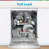 Bosch 14 Place Setting with intensive Kadhai Program, Steam Treatment,WiFi, 3-Stage Adjustable Upper Rack - (SMS6IKW01I - White,Glass Protection Technology)