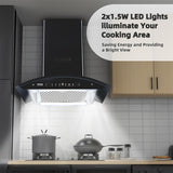 Inalsa Cooker Hood Hector 60BKMAC