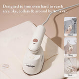Inalsa Mini Steam Iron For Clothes & Garment Steamer 1200W|Portable Travelling|Heat Up In 40 Sec|Scratch Resistant Titanium Coated Plate|2In1 Horizontal Vertical Use (Voyager) - 1200 Watts