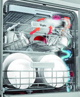 Whirlpool WFC 3C33 PF N IN Free Standing 14 Place Settings PowerClean Technology White, 30% extra space, 8 wash Programs, Ultra Quiet Performance Dishwasher