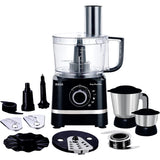 INALSA Food Processor Easy Prep Plus-800-Watt with Processing Bowl & 8 Accessories